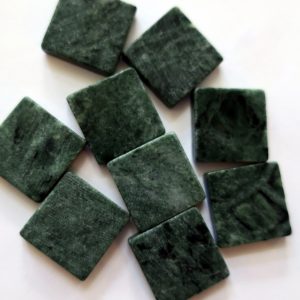 2 x 2 cm marmor mosaik grøn