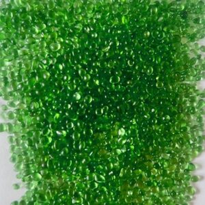 grønne glas perle sten