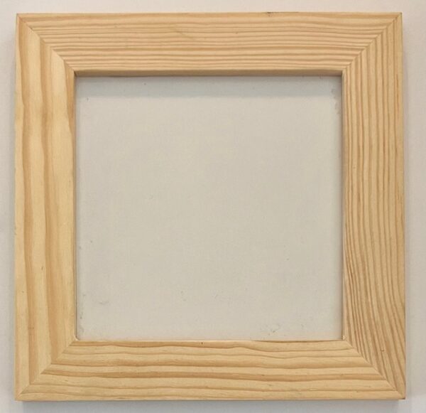 træramme med plade til mosaik 15 x 15 cm